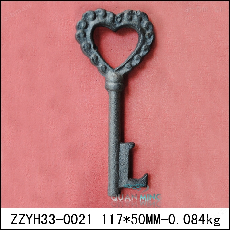 汇全配件生铁铸造类家居用品仿古钥匙LOVE造型装饰品